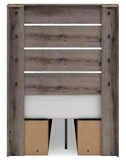 Graystorm Bed with Storage