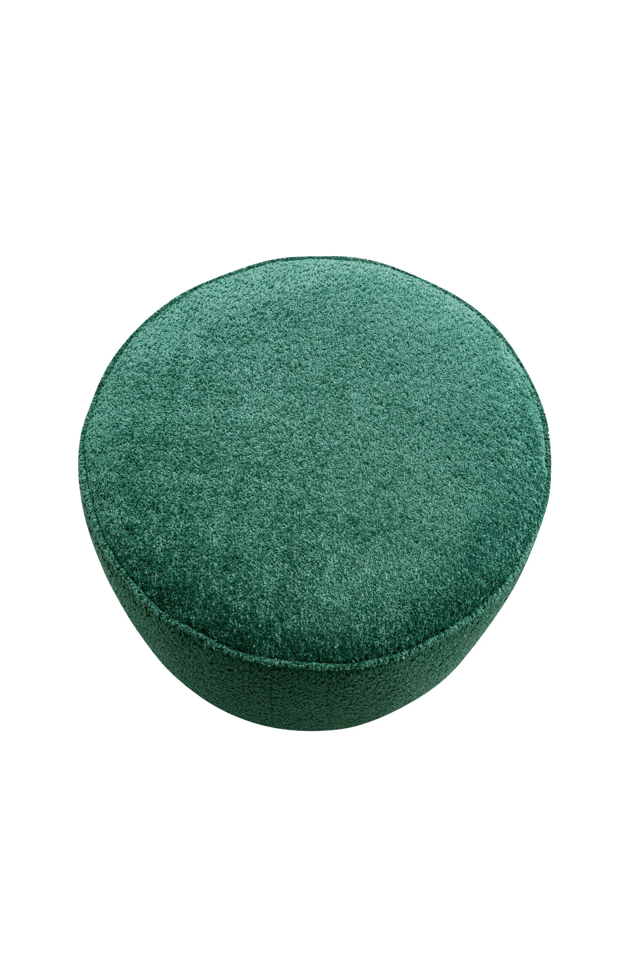 Green Boucle Ottoman W55.5xH44cm