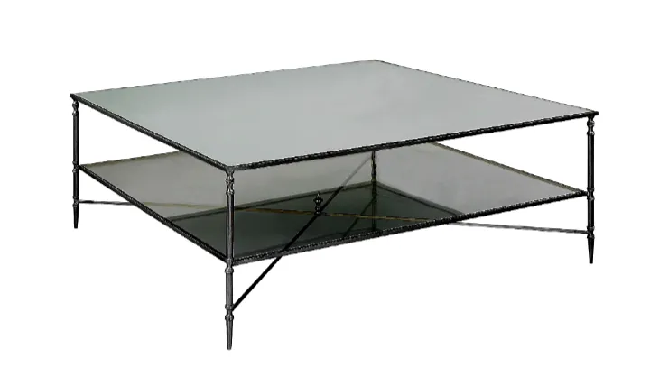 Henzler Rectangle Coffee Table with Mirror Top
