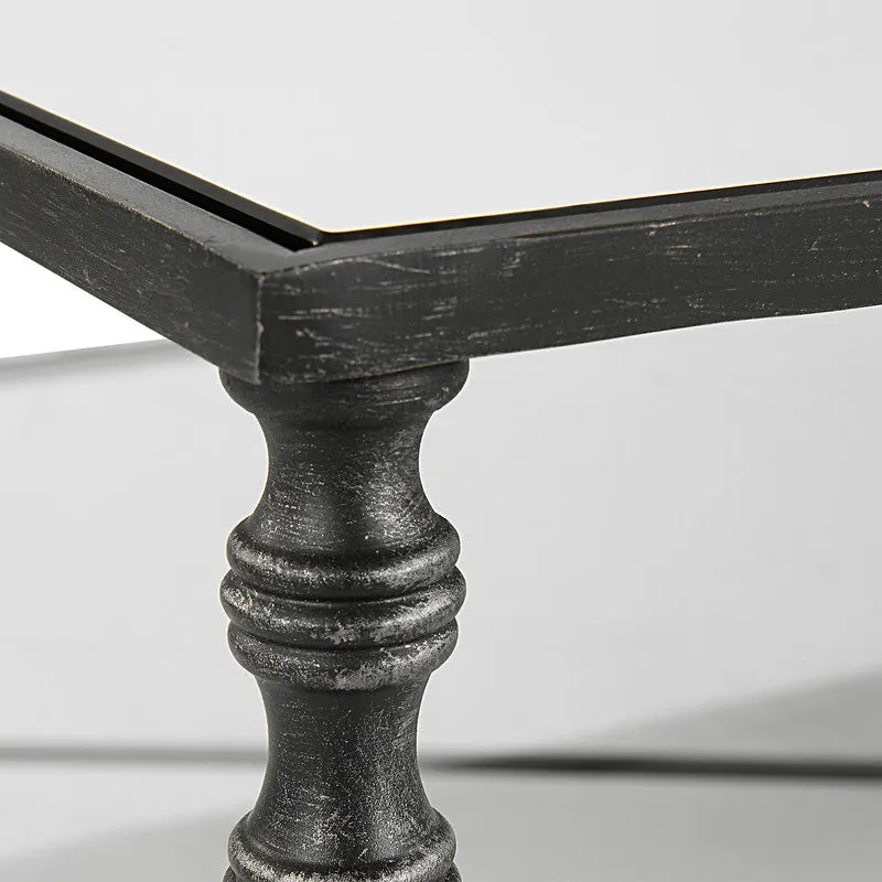Henzler Rectangle Coffee Table with Mirror Top