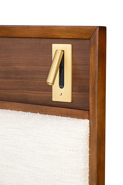 Hepburne E.King Bed Walnut