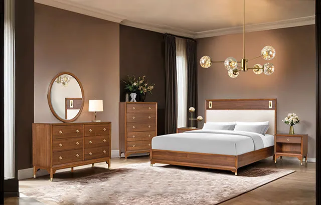 Hepburne E.King Bed Walnut