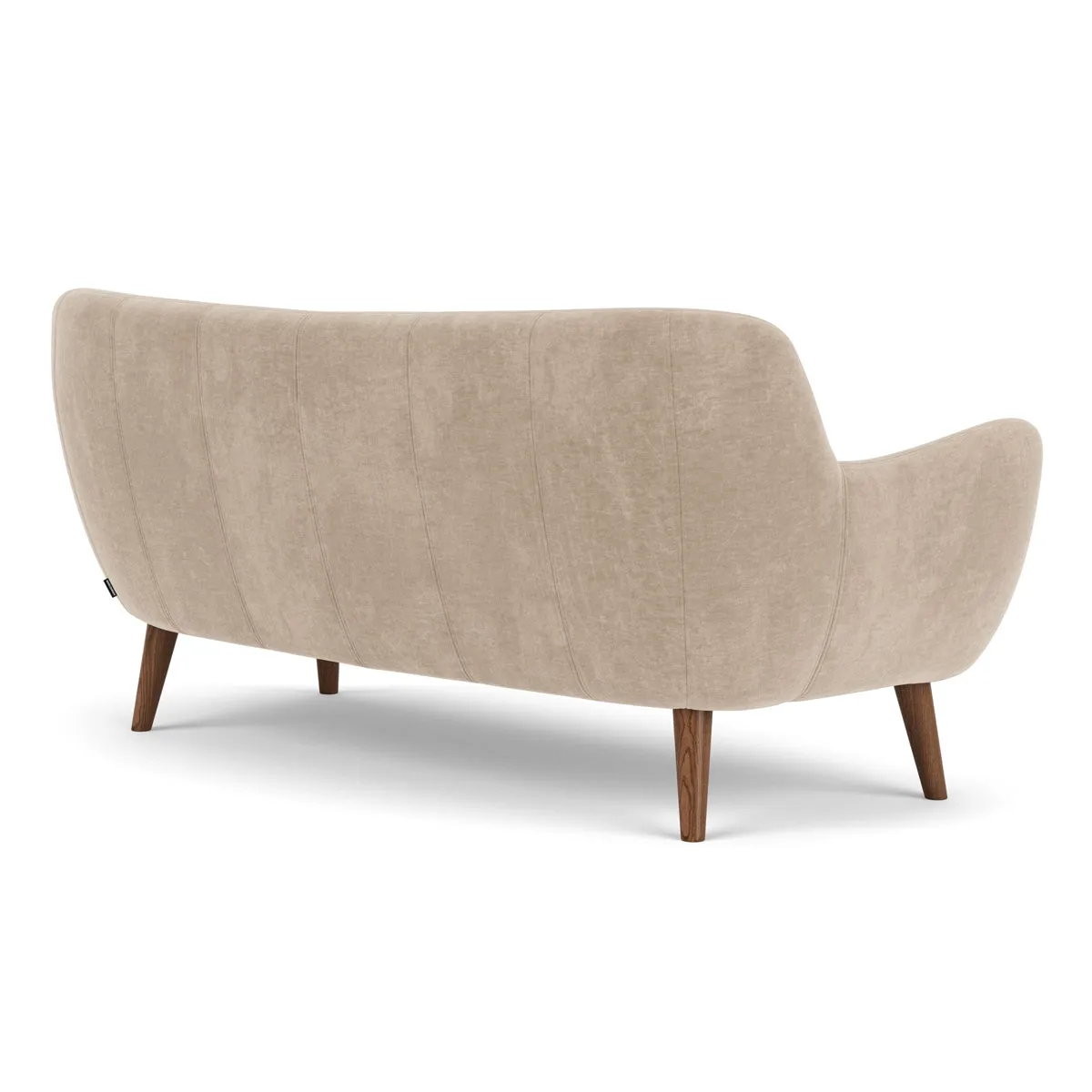 Herman Fabric 3 Seater Sofa
