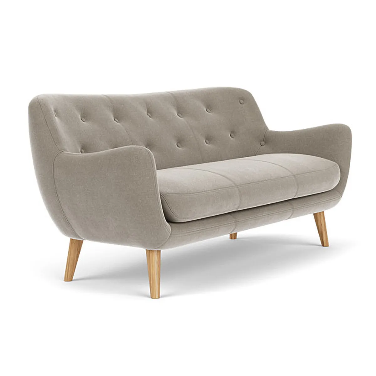 Herman Fabric 3 Seater Sofa