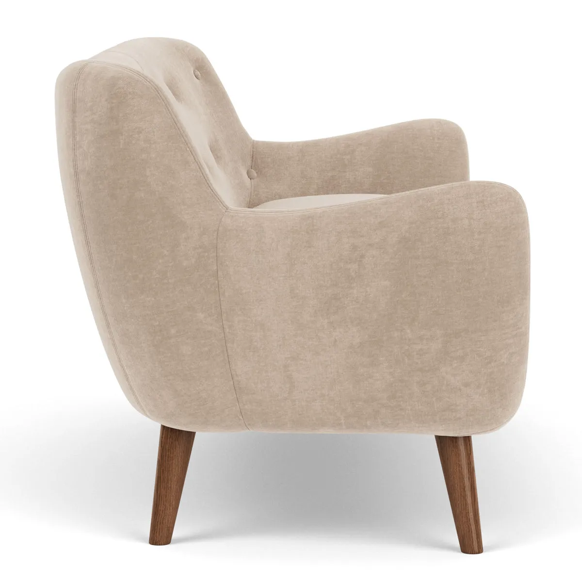 Herman Fabric 3 Seater Sofa