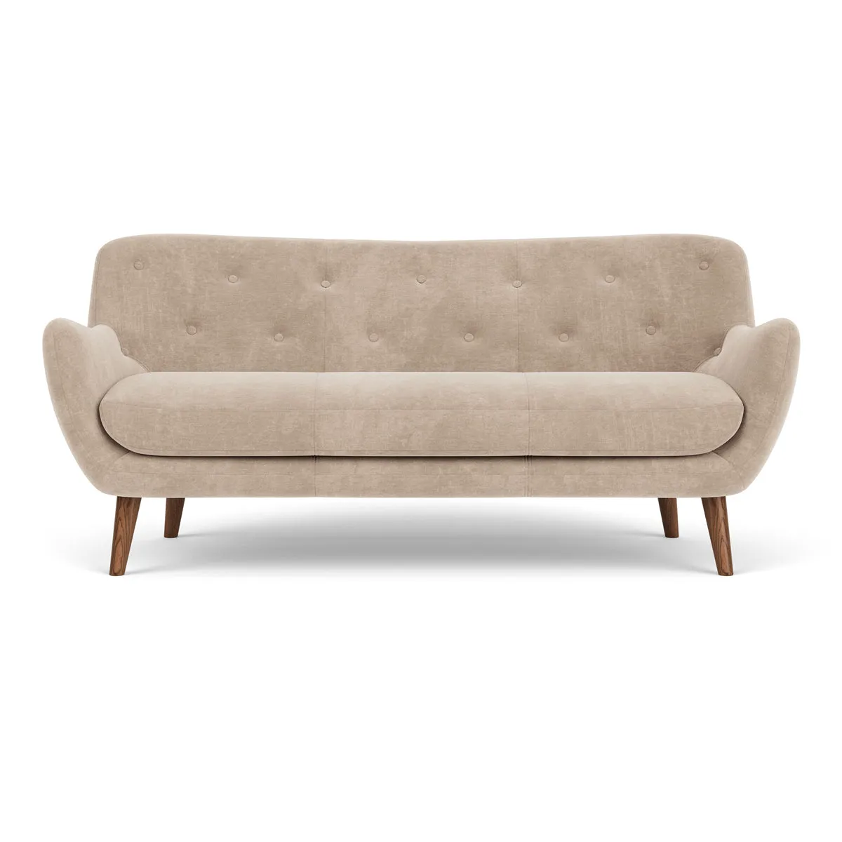 Herman Fabric 3 Seater Sofa