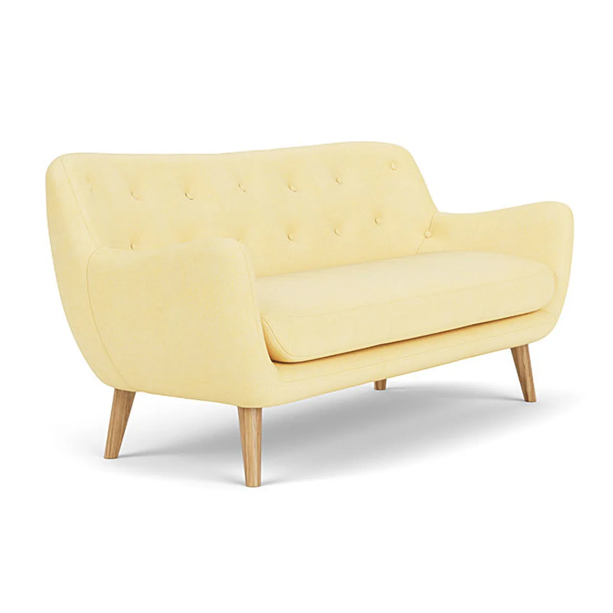 Herman Fabric 3 Seater Sofa