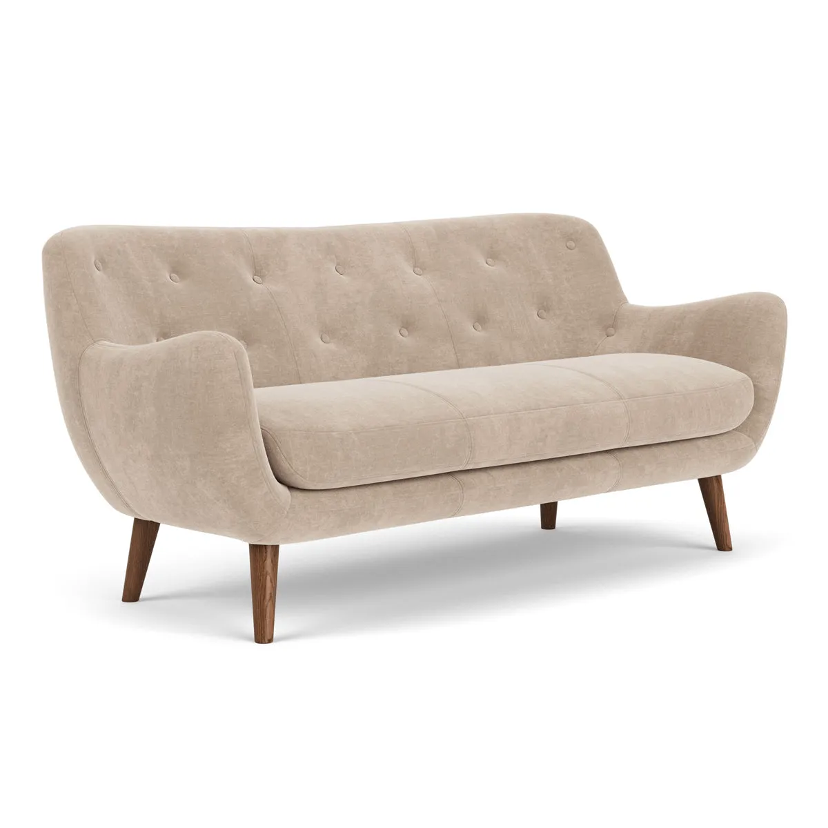 Herman Fabric 3 Seater Sofa