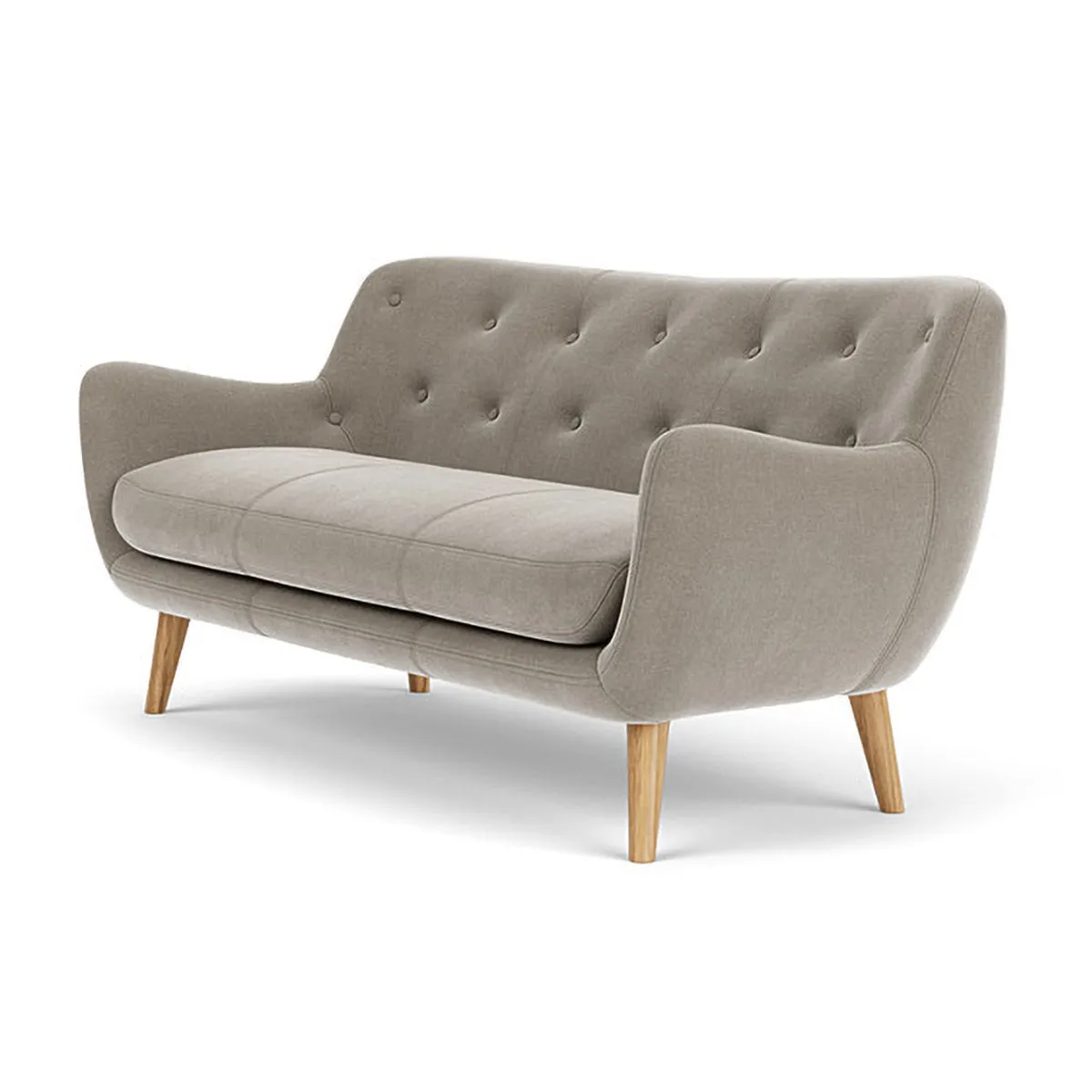 Herman Fabric 3 Seater Sofa