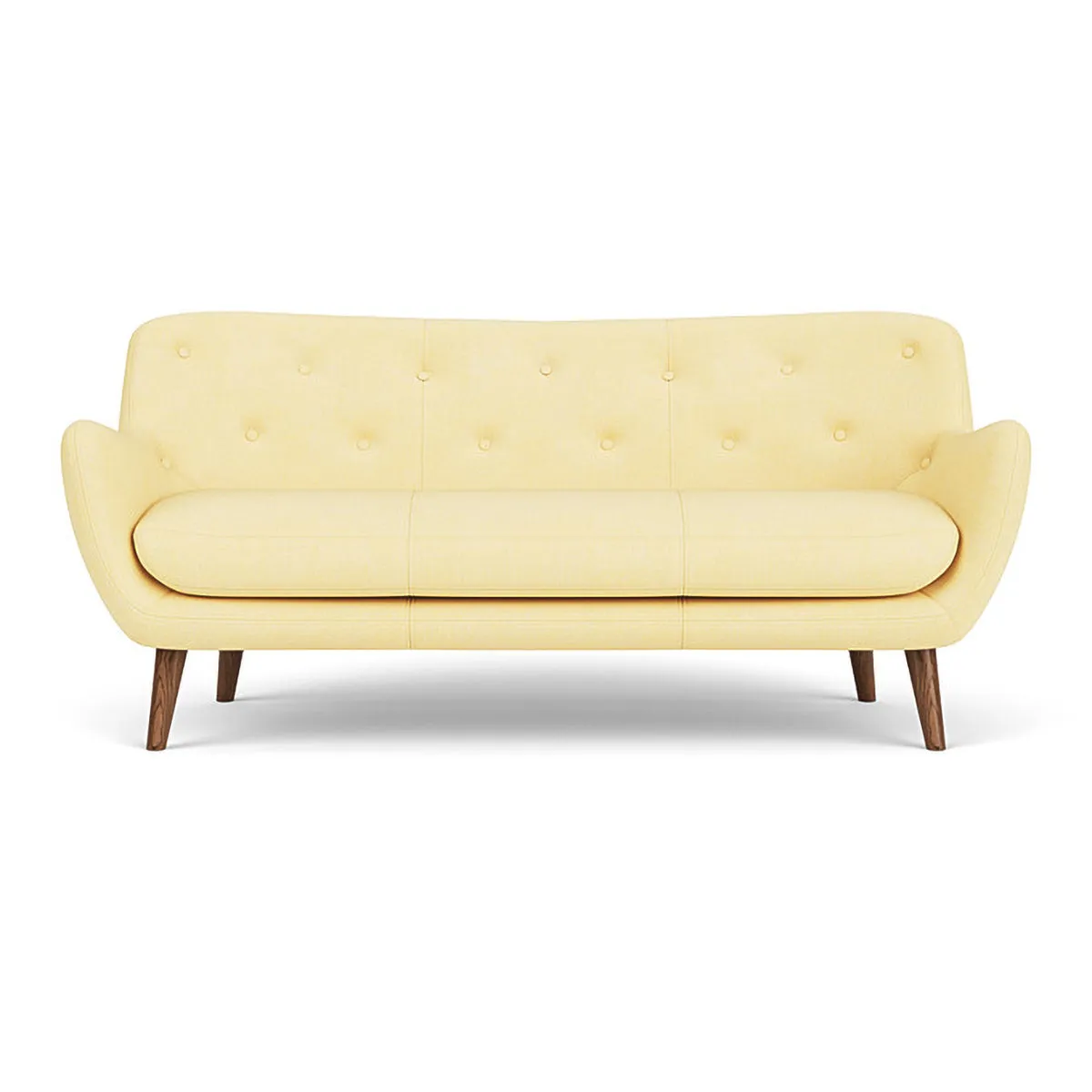 Herman Fabric 3 Seater Sofa