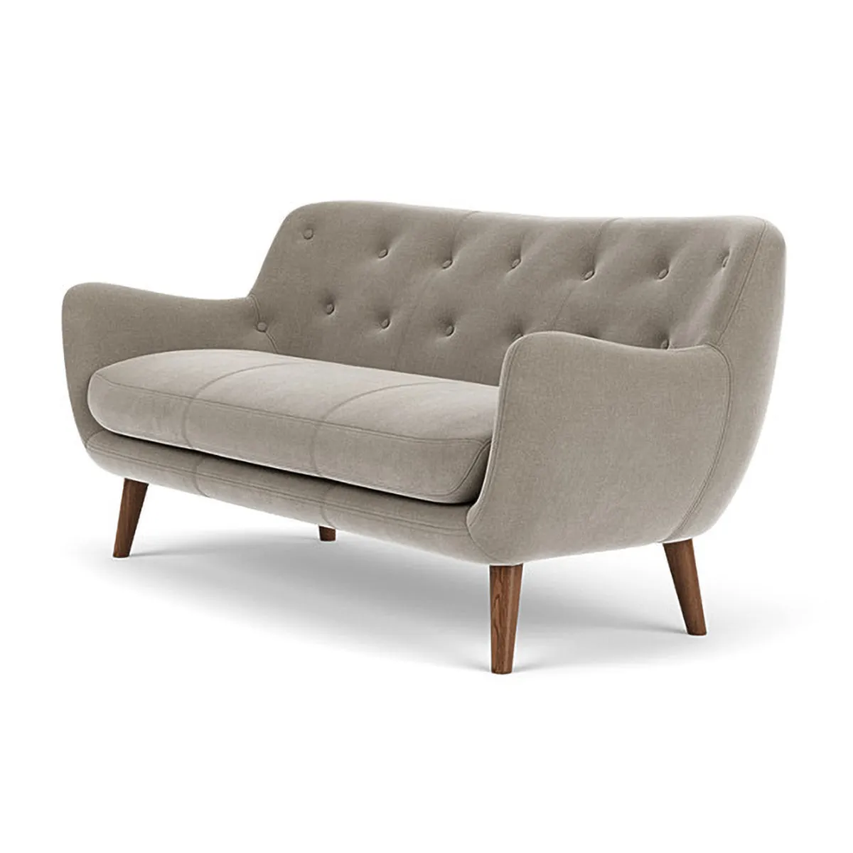 Herman Fabric 3 Seater Sofa