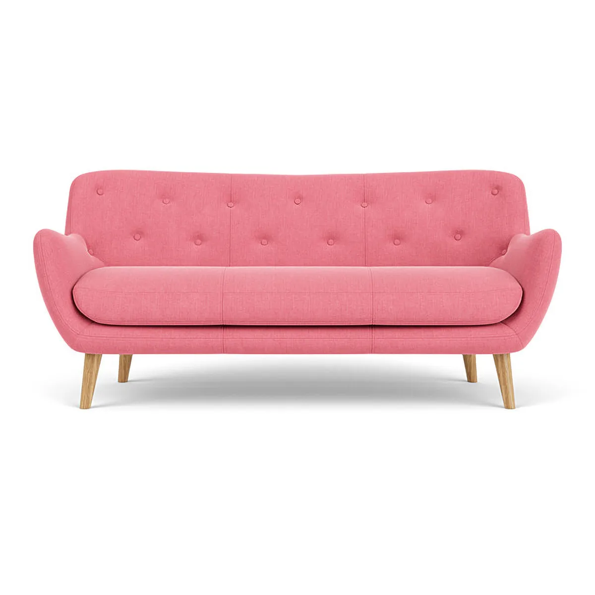 Herman Fabric 3 Seater Sofa