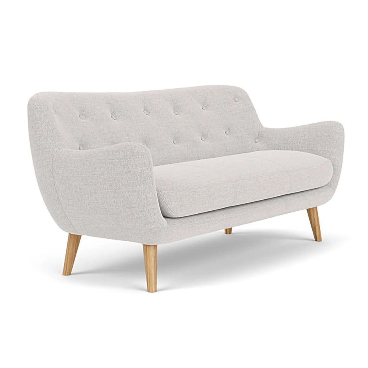 Herman Fabric 3 Seater Sofa