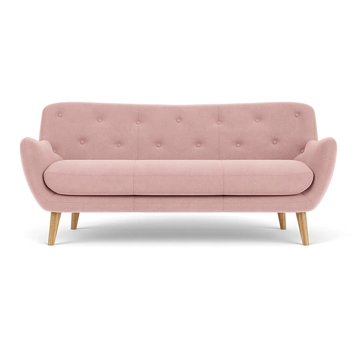 Herman Fabric 3 Seater Sofa