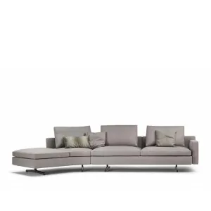 In The Mood 45 Curved Sectional Armchair w/ Bench
