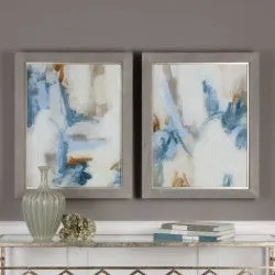 Intermittent Framed Prints, S/2