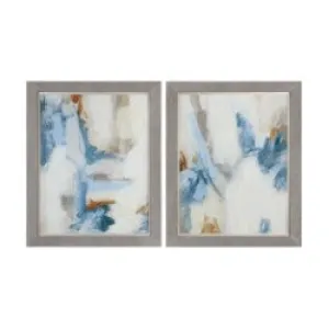 Intermittent Framed Prints, S/2