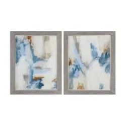 Intermittent Framed Prints, S/2