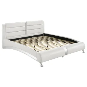 Jeremaine Eastern King Upholstered Bed White