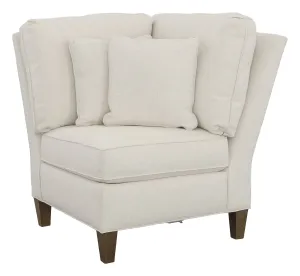 Kelly Corner Chair with Tapered Leg