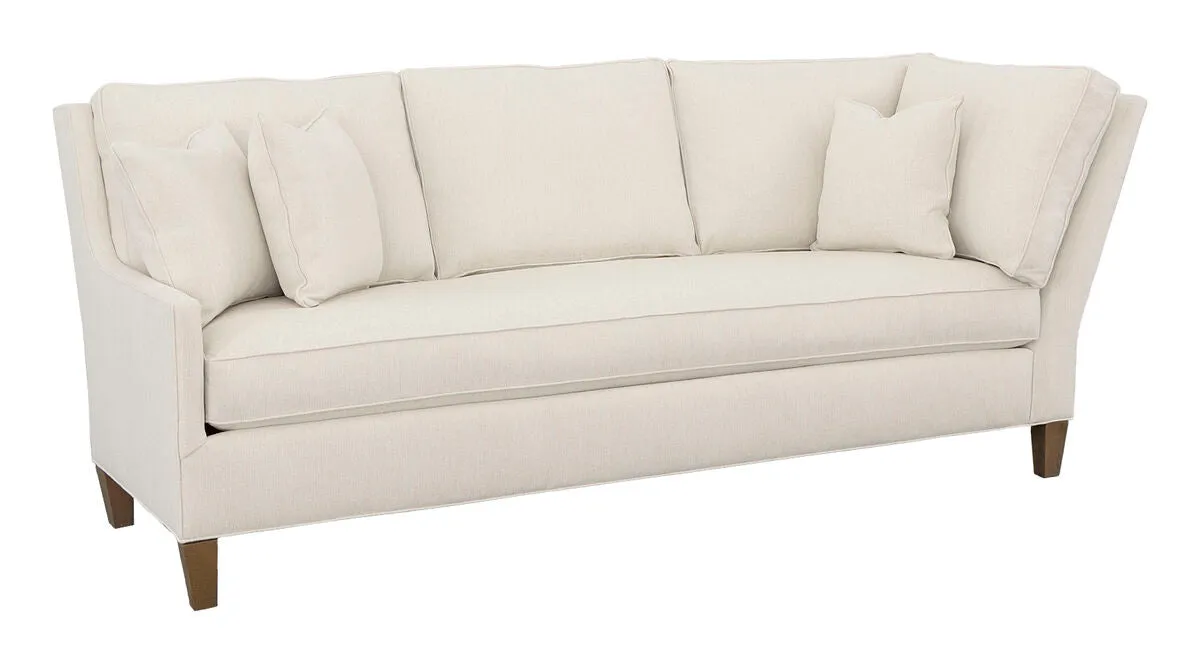 Kelly Left Arm Corner Sofa with Tapered Leg