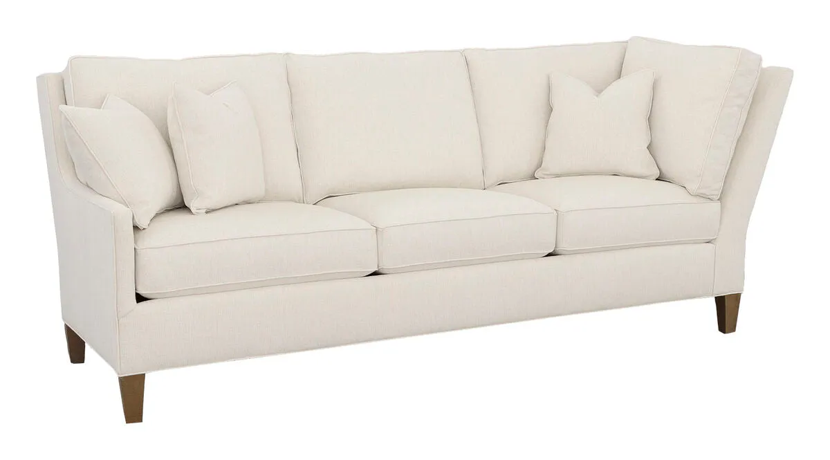 Kelly Left Arm Corner Sofa with Tapered Leg