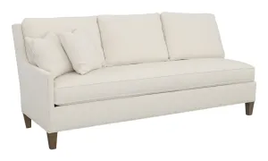 Kelly Left Arm Sofa with Tapered Leg
