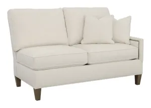 Kelly Right Arm Loveseat with Tapered Leg
