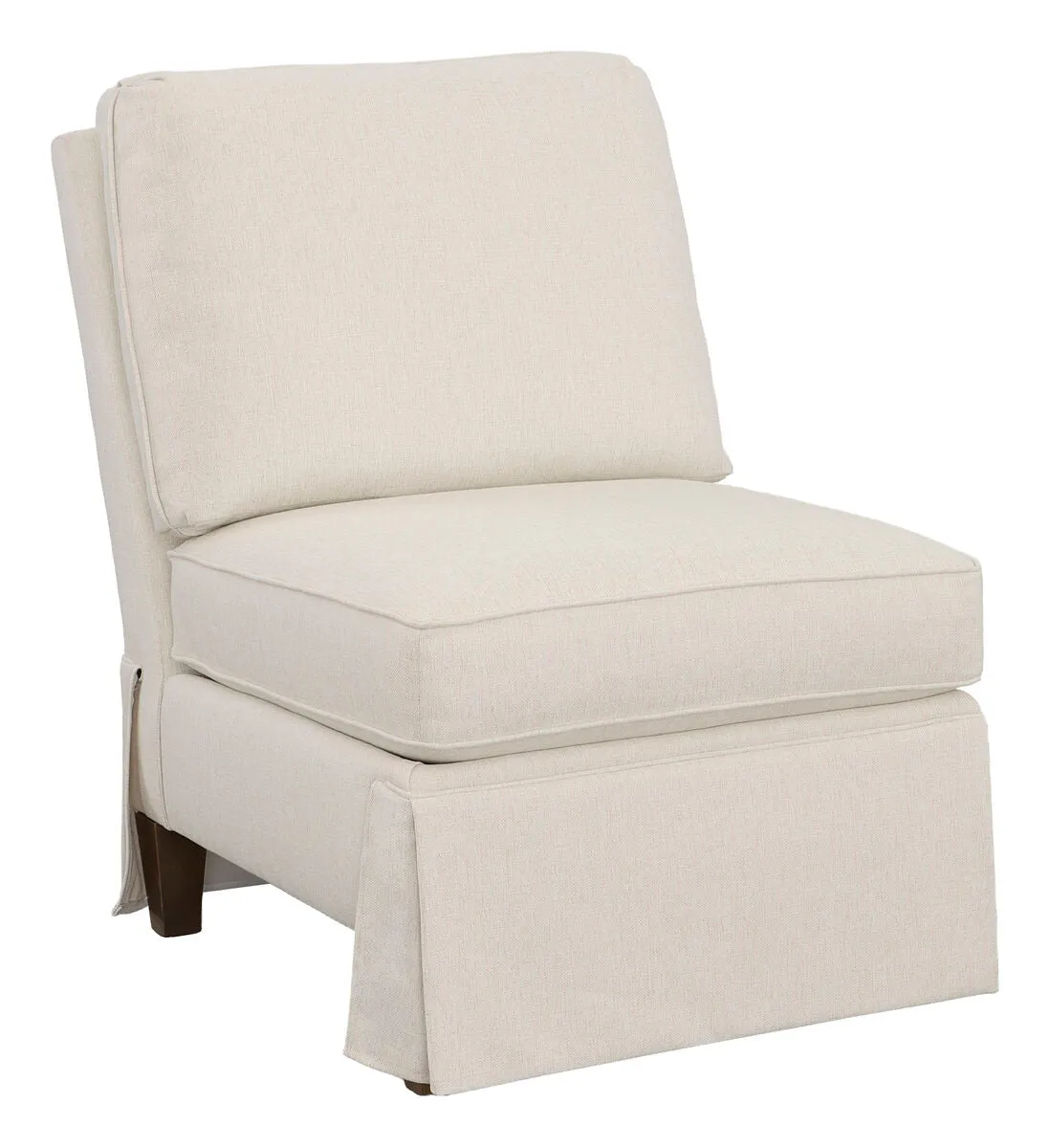 Kelly Skirted Armless Sectional Chair