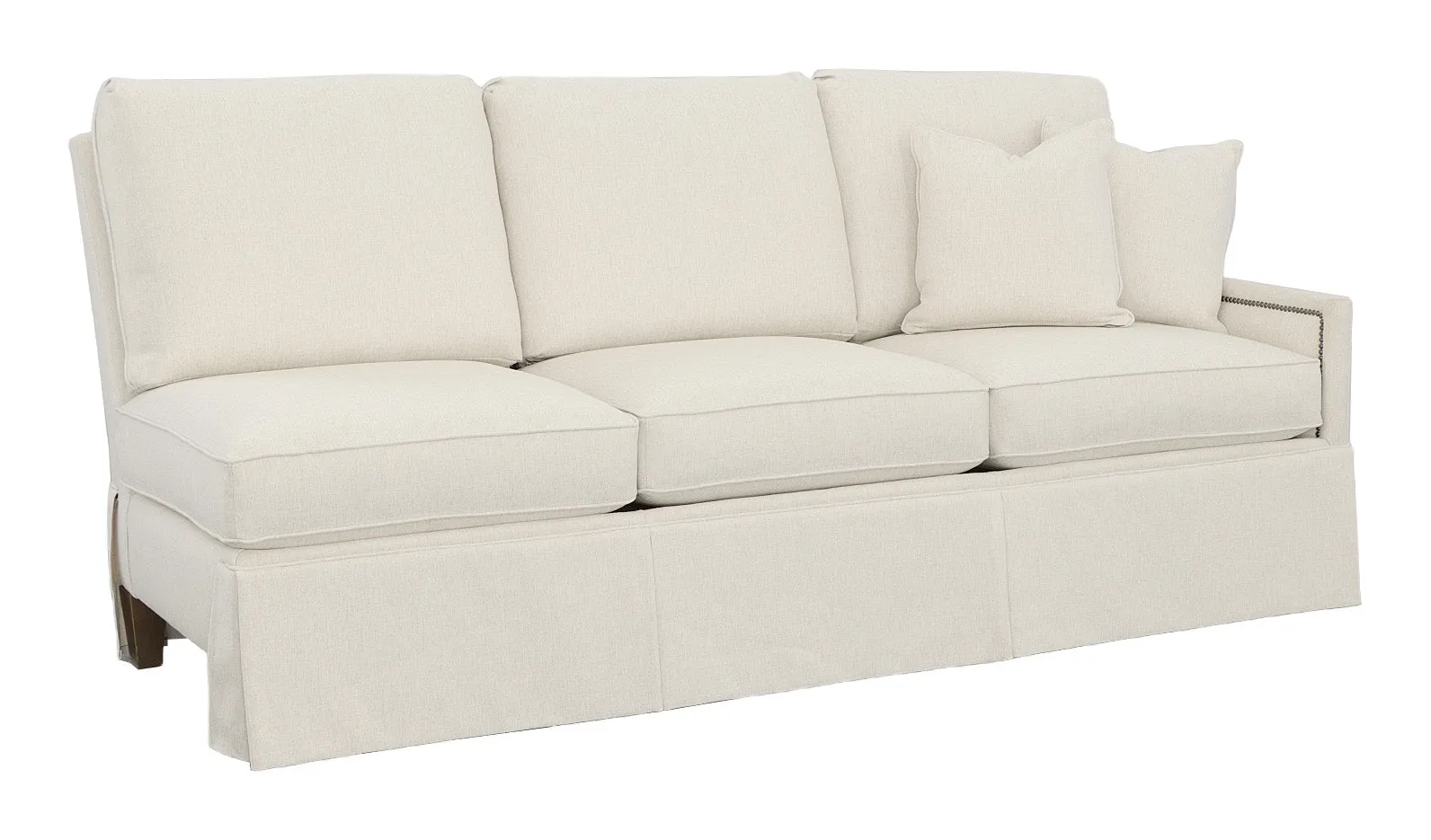 Kelly Skirted Right Arm Sofa