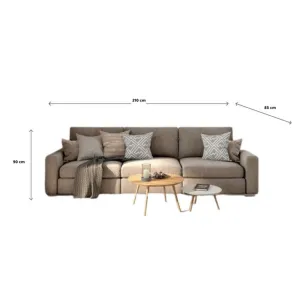 Larin - A modern triple sofa that combines elegance and luxury