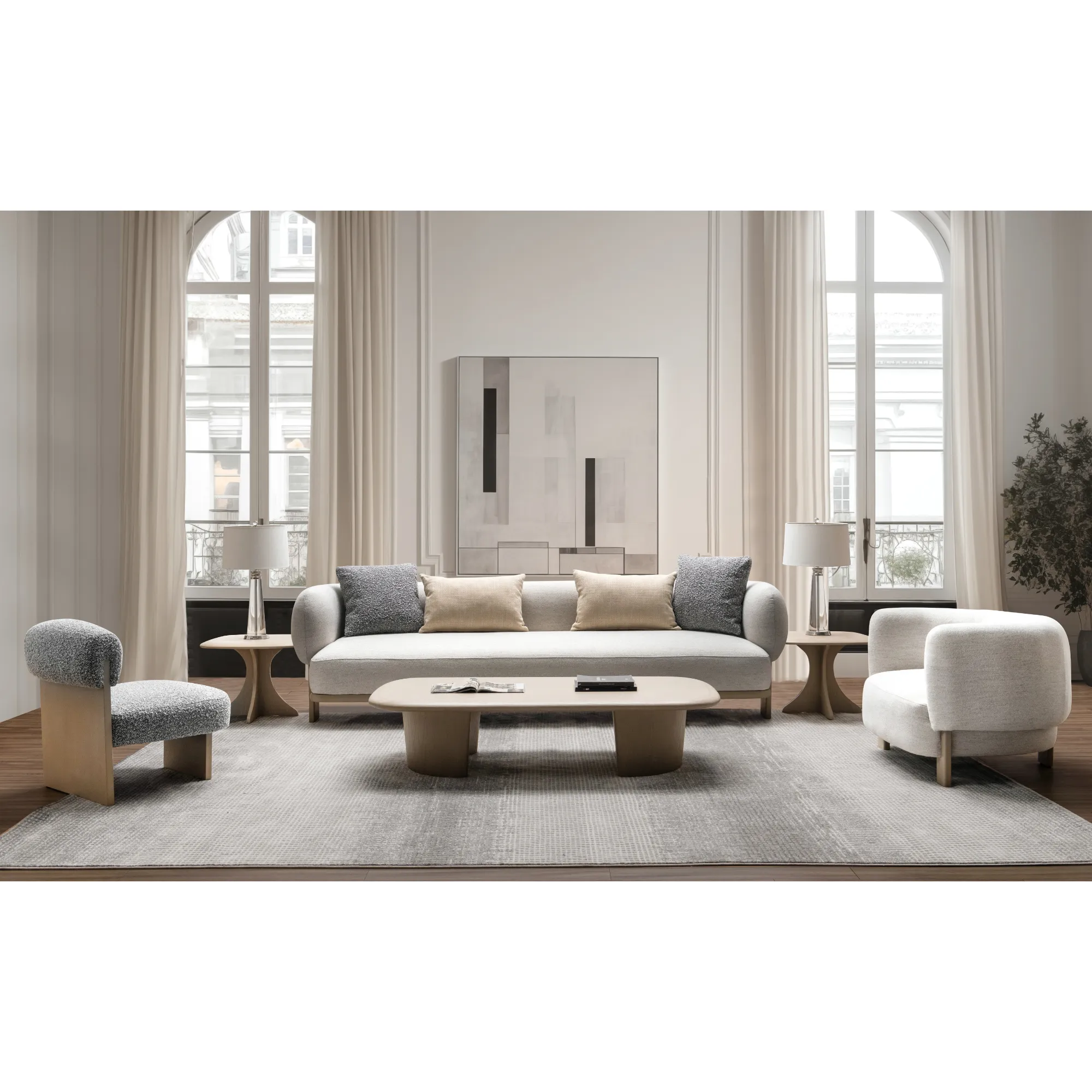 Leaner white chair