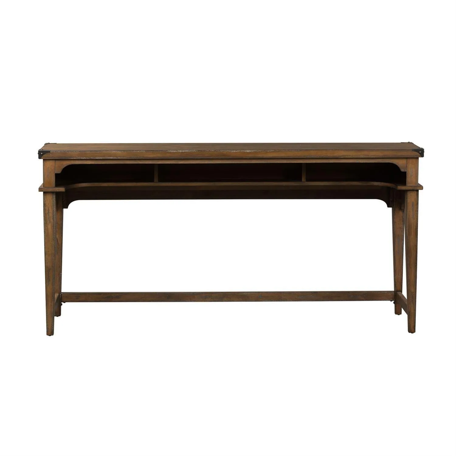 Liberty Aspen Skies Console Table in Weathered Brown