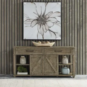 Liberty Parkland Falls Sofa Table in Weathered Taupe