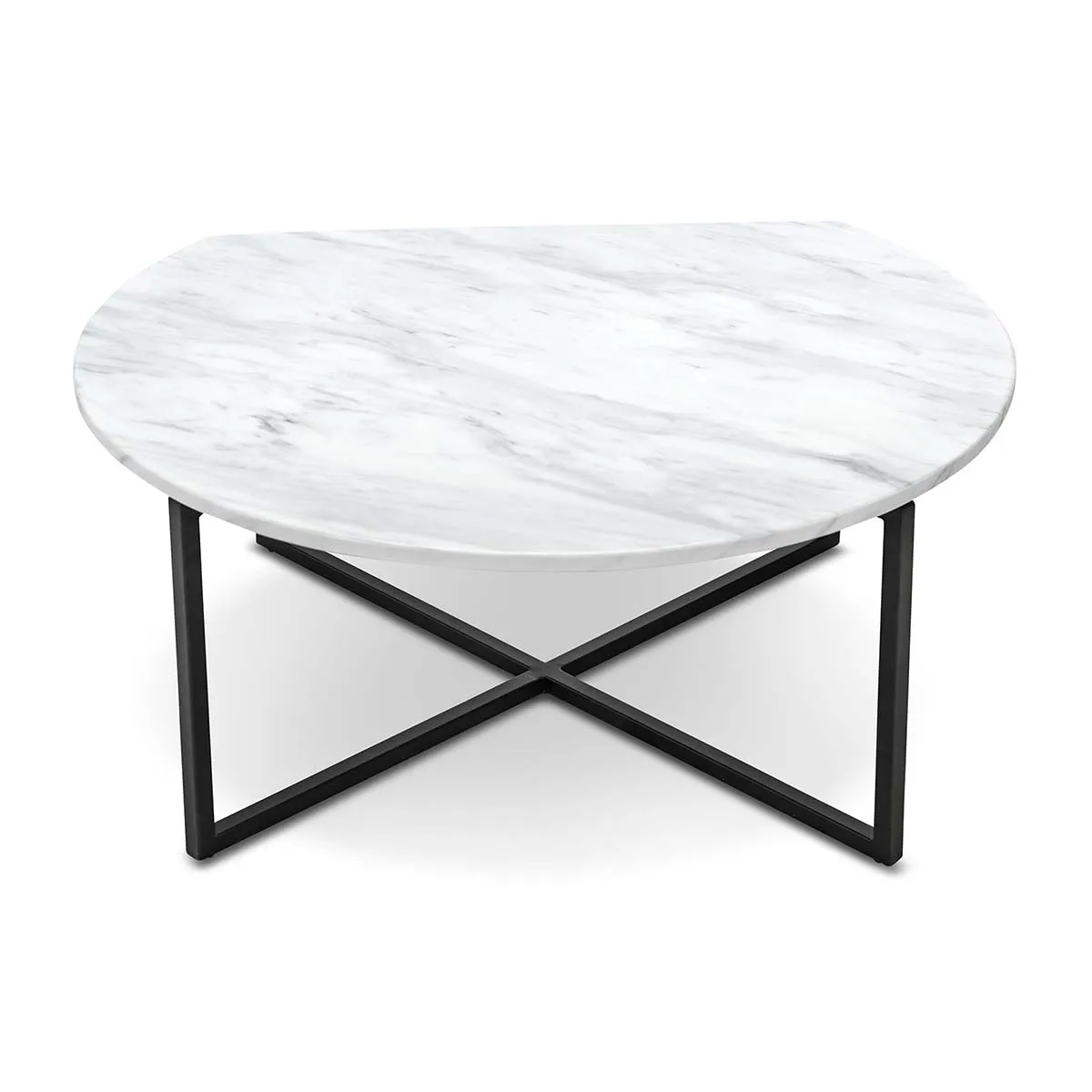 Luxe Round Marble Coffee Table