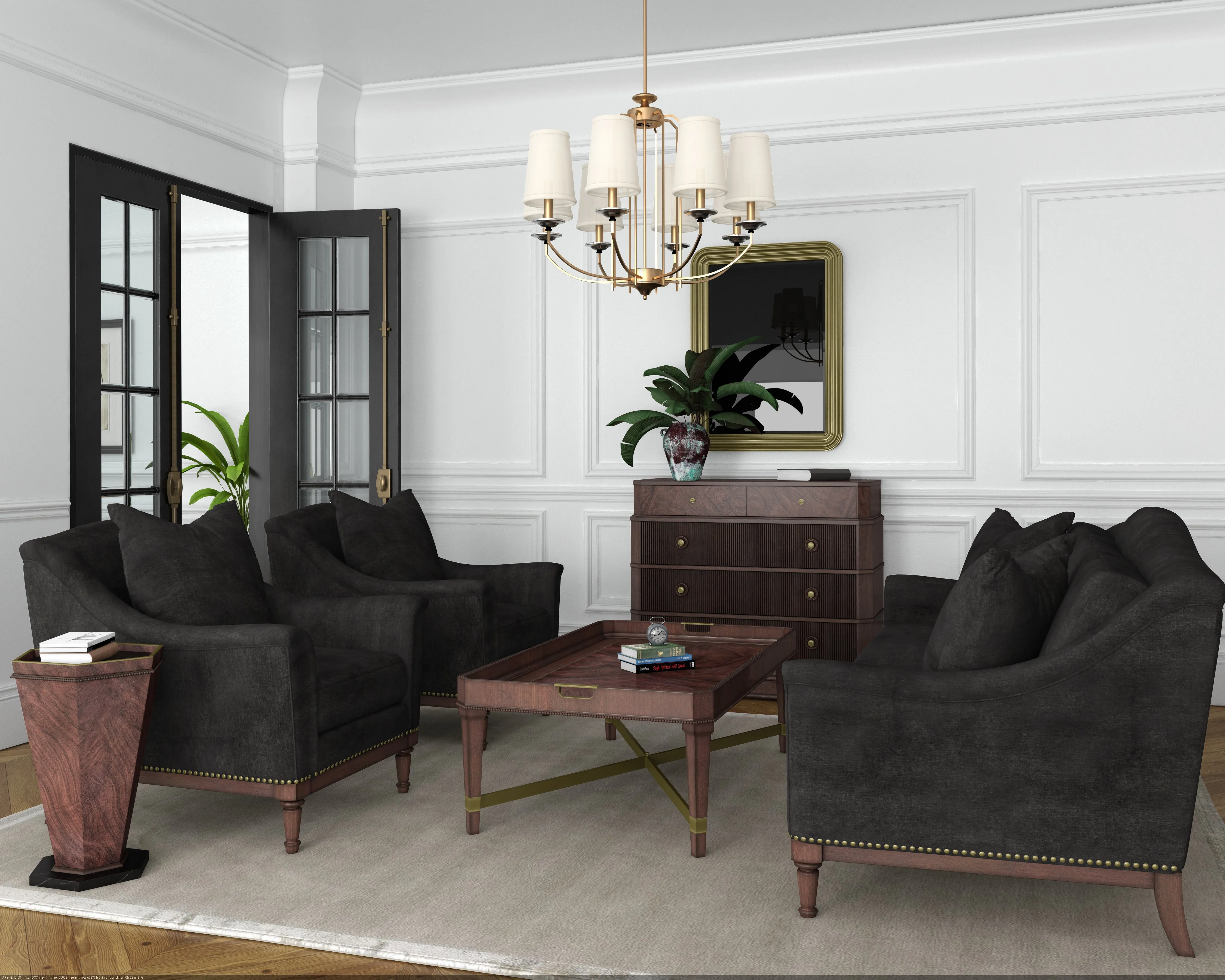 Magritte Lounge Chair Charcoal
