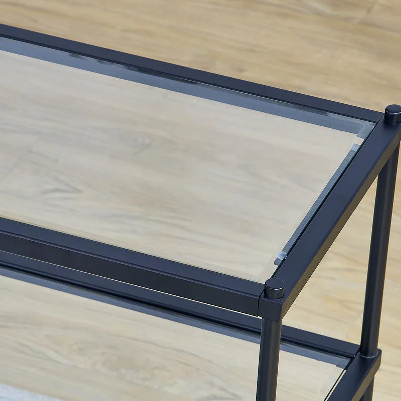 Matt Black Side Table