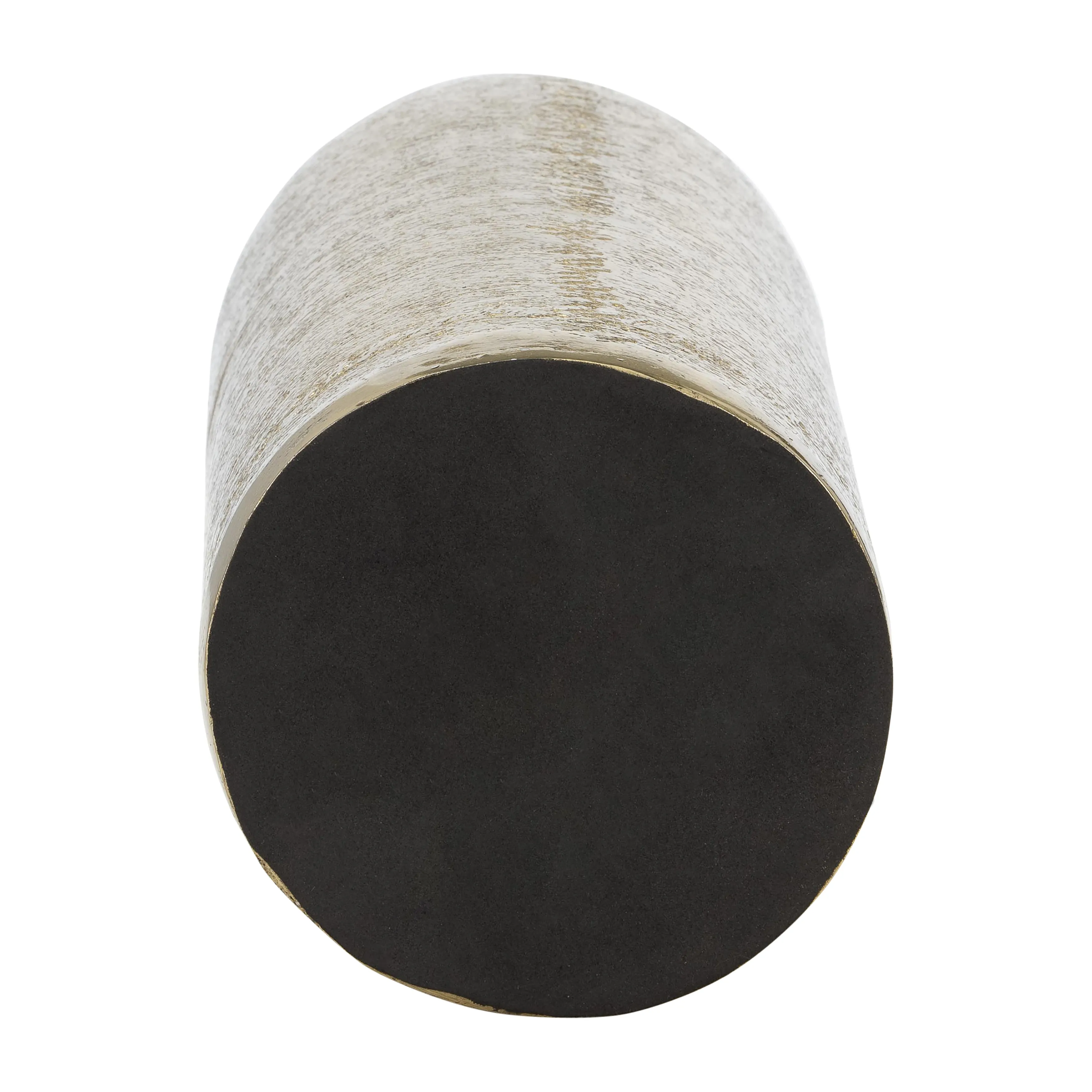 METAL, 15"H CYLINDER VASE, GOLD