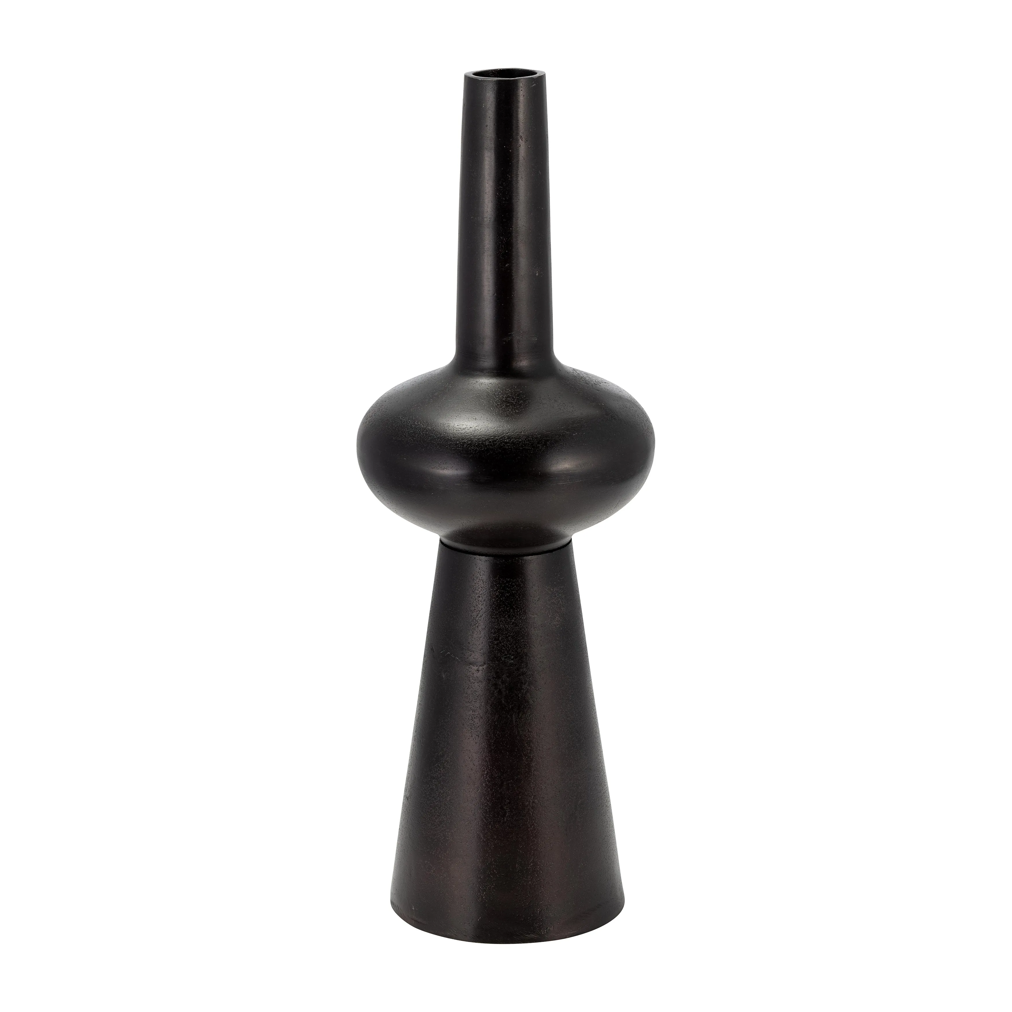 METAL, 22"H VINTAGE VASE, BRONZE