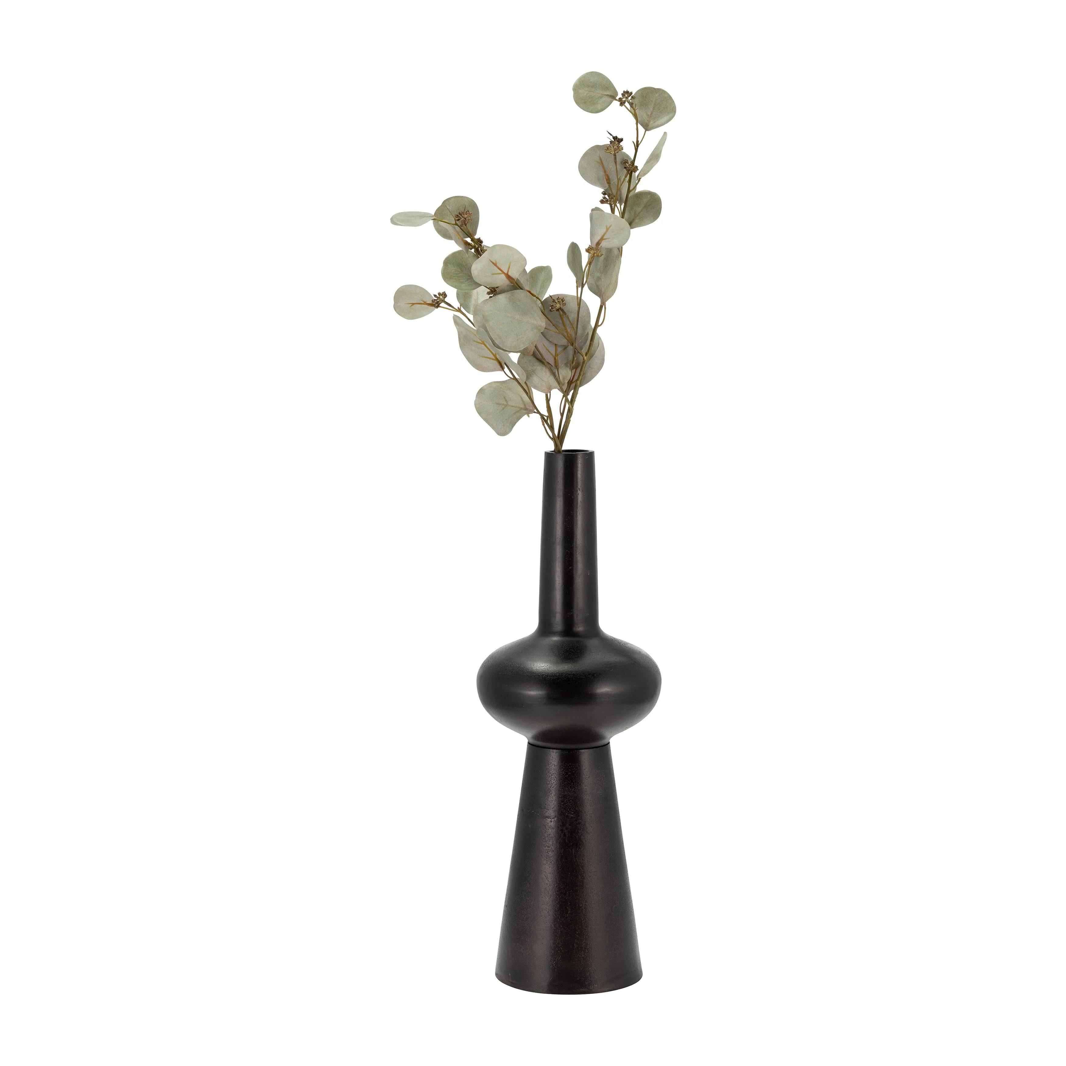 METAL, 22"H VINTAGE VASE, BRONZE