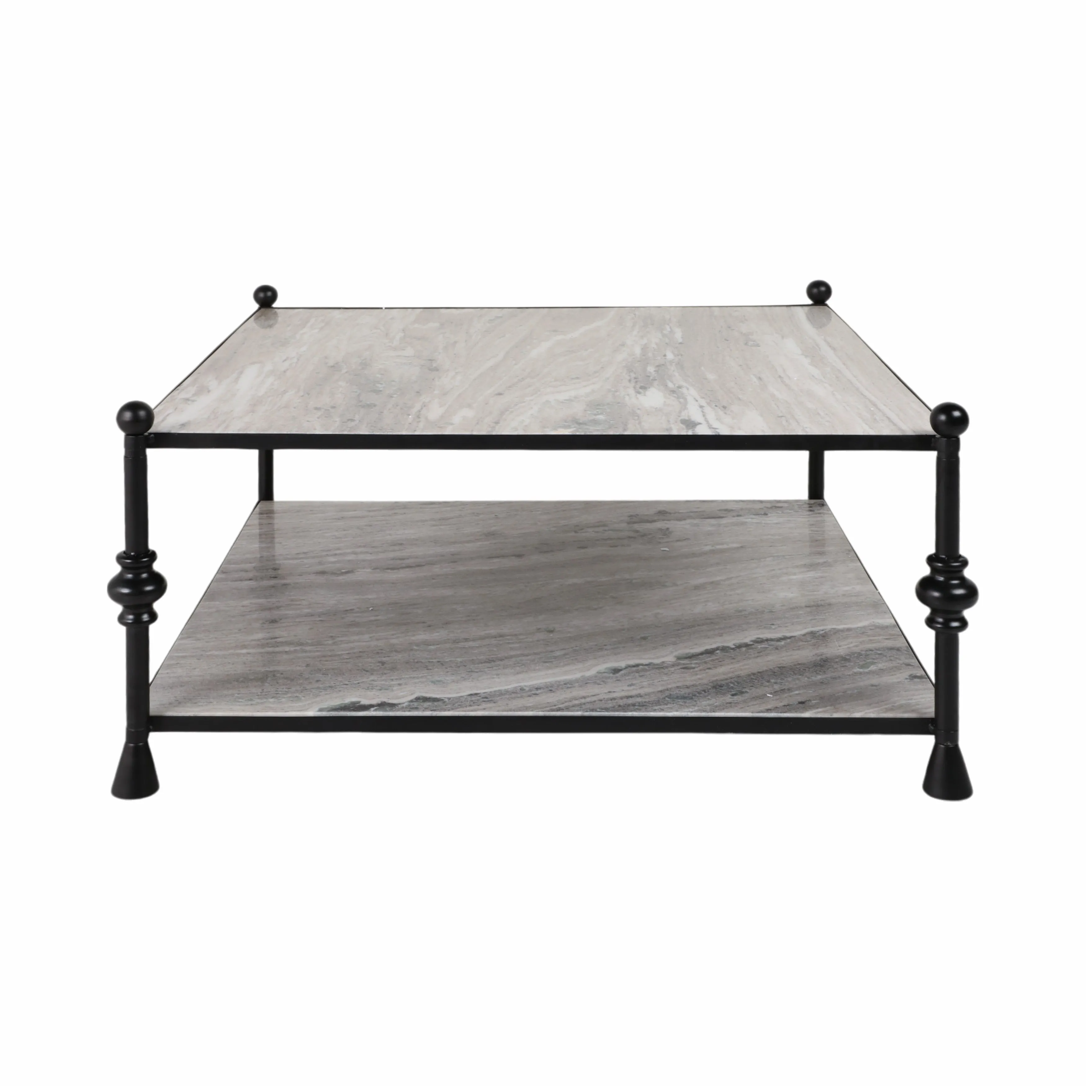 Metal, 39" Elliot Coffee Table, Black, K/d