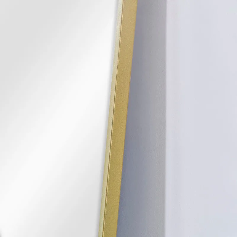 Metal Wall Mirror - Gold