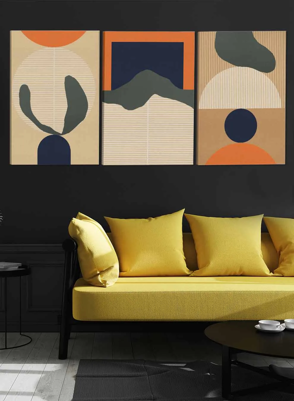 Minimalistic Abstract Paintings(set of 3)