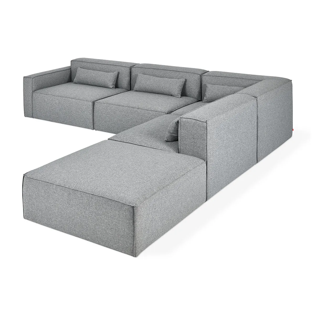 Mix Fabric Sofa (Armless)