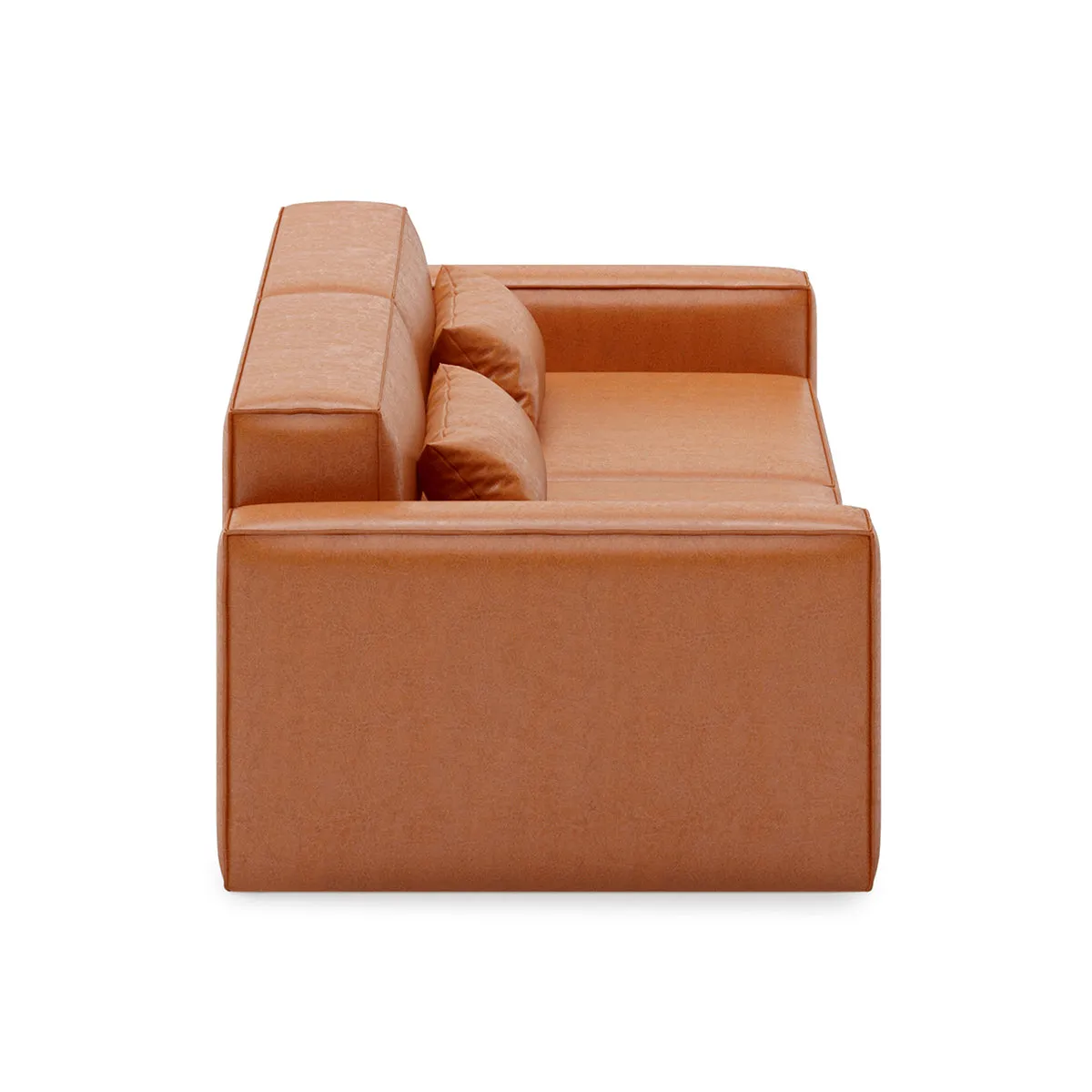 Mix Leatherette Right Arm Sofa