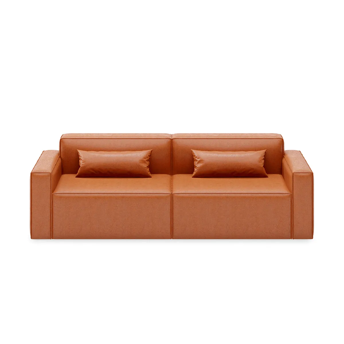 Mix Leatherette Right Arm Sofa