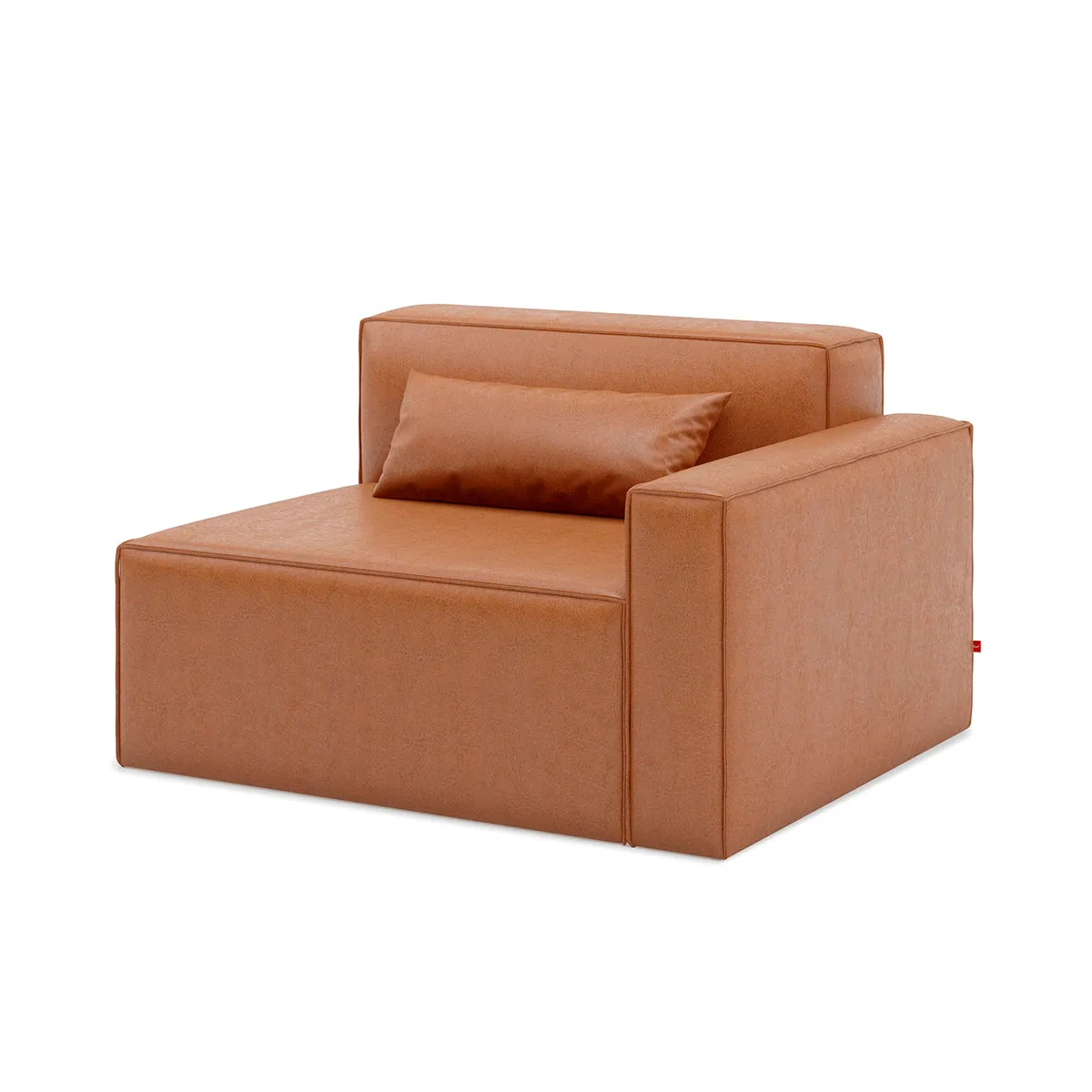 Mix Leatherette Right Arm Sofa