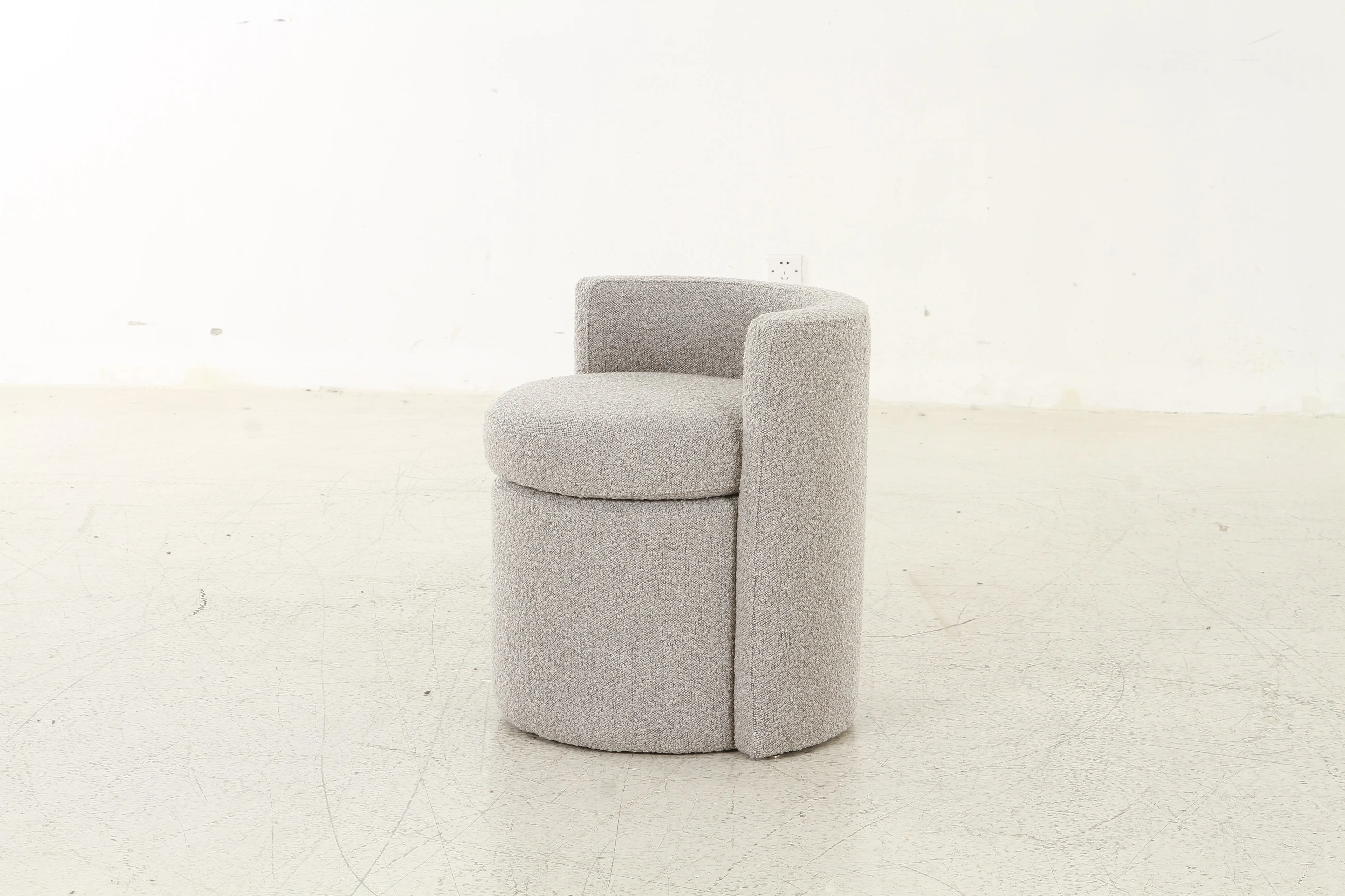 Mono Grey Ottoman