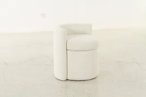 Mono off White Ottoman