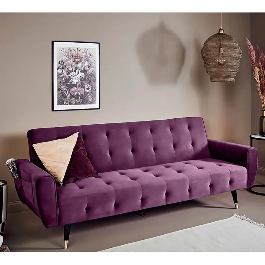 Montella 2 In 1 Sofabed Velvet Upholstered